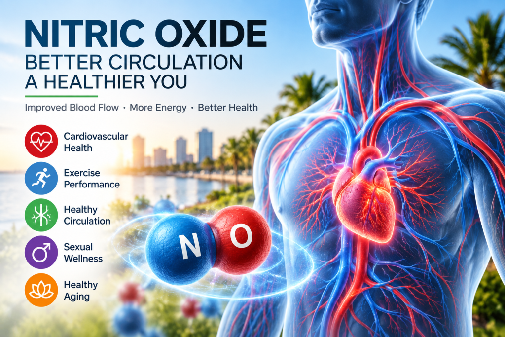 Nitric oxide therapy Fort Lauderdale for healthy circulation and blood flow