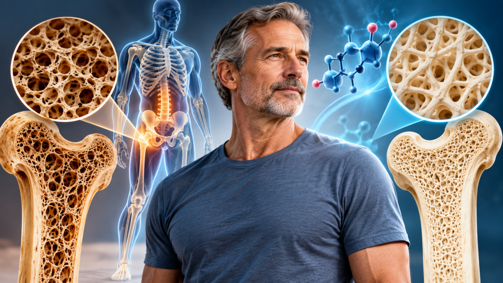 Low testosterone and bone health in men