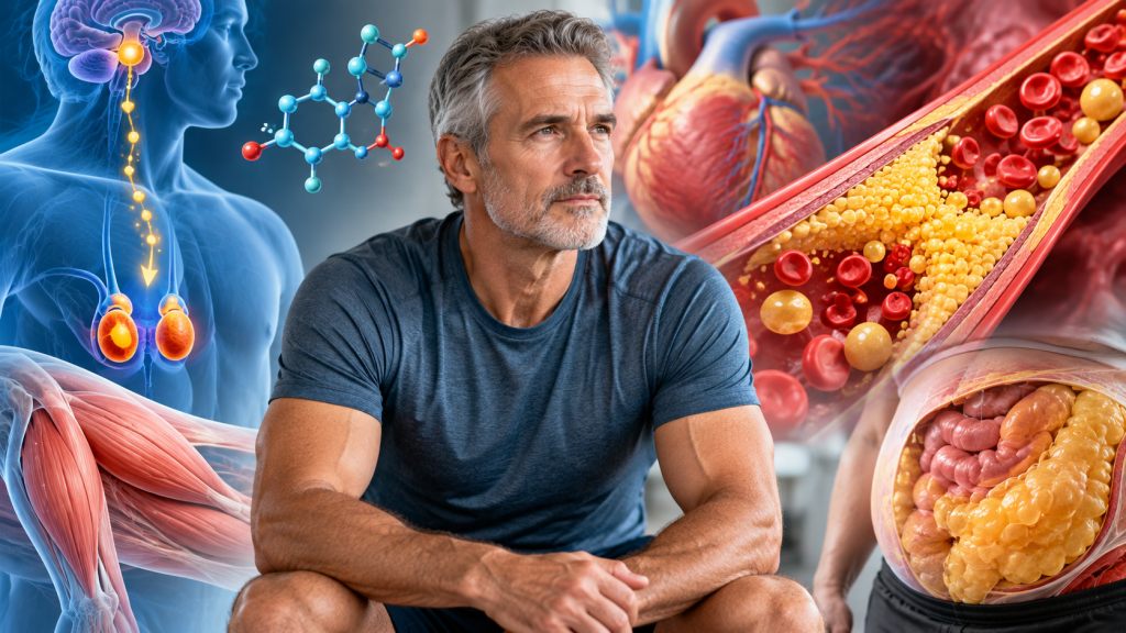 Low testosterone and high cholesterol in men