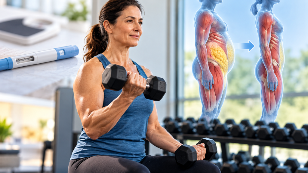 Resistance training during GLP-1 weight loss